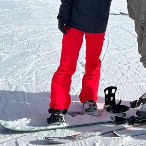 DC bright pink snow pants medium